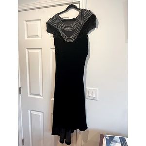 J Peterman Velvet Cocktail Dress NWOT